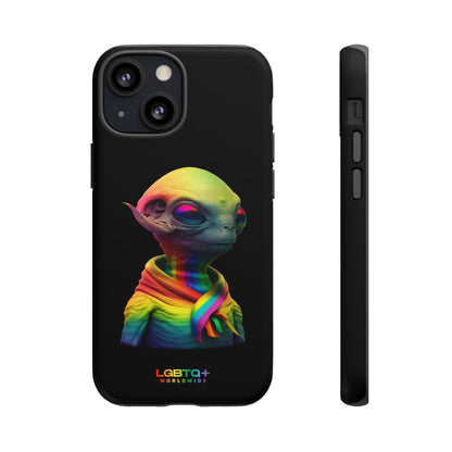 LGBTQWorldwide - ,,ALIEN" Doppelgehäuse Handyhülle Accessories, Glossy, iPhone Cases, Matte, Phone accessory, Phone Cases, Samsung Cases, tough, Valentine's Day Picks lgbtq Bekleidung Accessoires unisex Zubehör