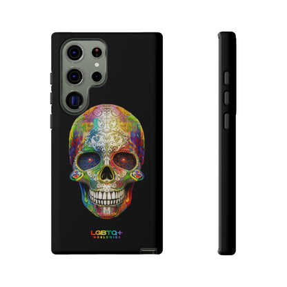 LGBTQWorldwide - ,,SKULL HEAD" Doppelgehäuse Handyhülle Accessories, Glossy, iPhone Cases, Matte, Phone accessory, Phone Cases, Samsung Cases, tough, Valentine's Day Picks lgbtq Bekleidung Accessoires unisex Zubehör