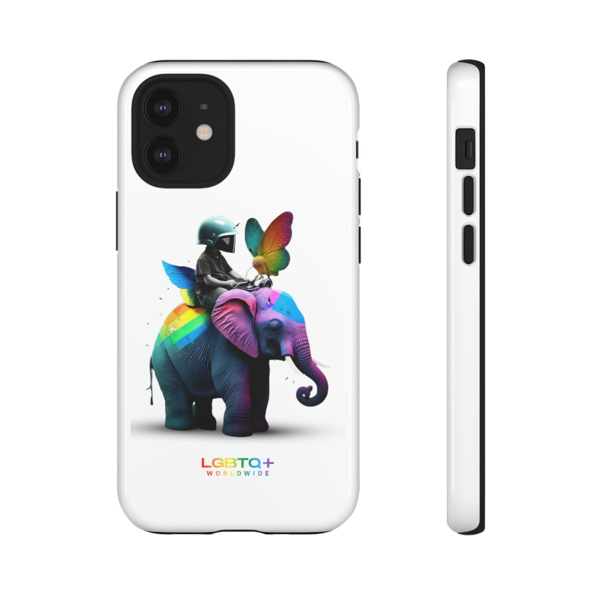 LGBTQWorldwide - ,,SCHMETTERLING" Doppelgehäuse Handyhülle Accessories, Glossy, iPhone Cases, Matte, Phone accessory, Phone Cases, Samsung Cases, tough, Valentine's Day Picks lgbtq Bekleidung Accessoires unisex Zubehör