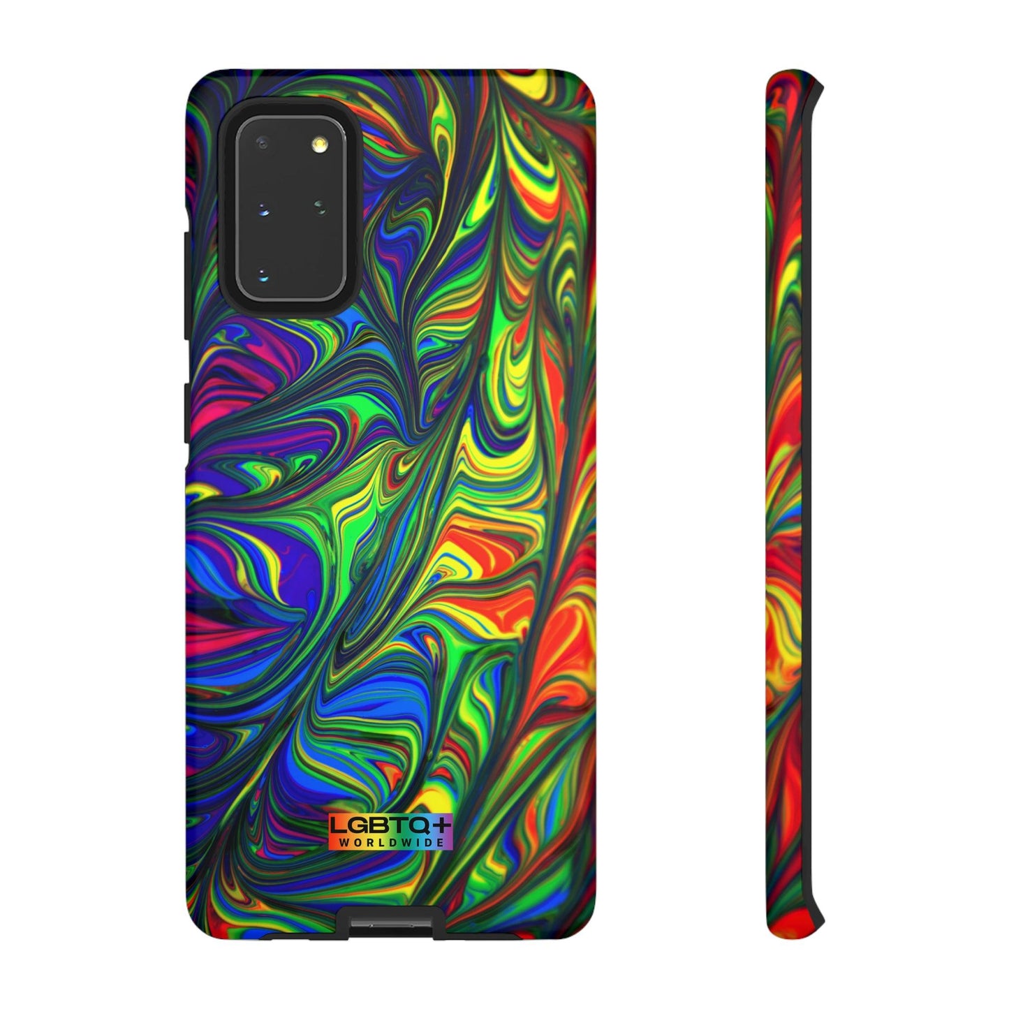 LGBTQWorldwide - ,,ILLUSION" Doppelgehäuse Handyhülle Accessories, Glossy, iPhone Cases, Matte, Phone accessory, Phone Cases, Samsung Cases, Thermo, Valentine's Day Picks lgbtq Bekleidung Accessoires unisex Zubehör