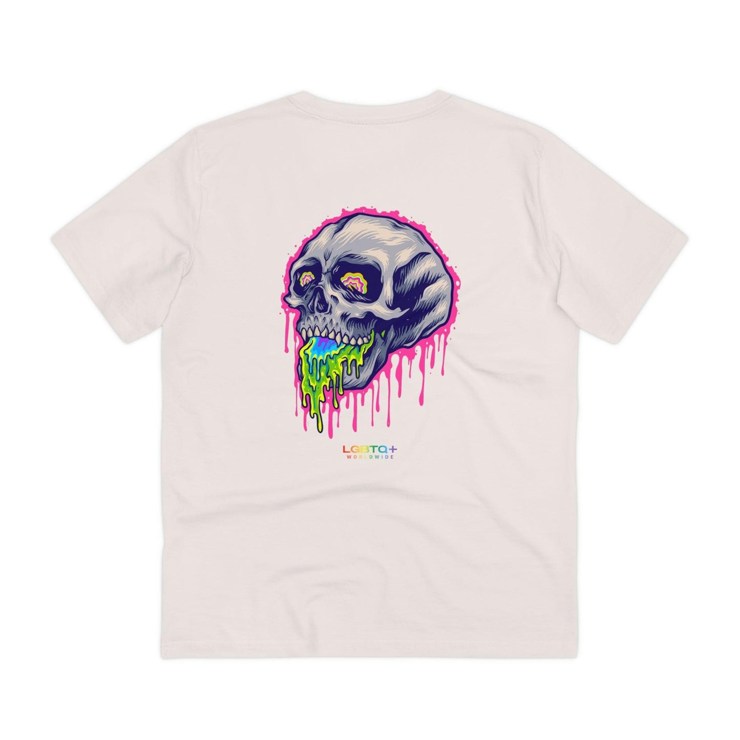 LGBTQWorldwide - ,,SKULL HEAD" Clothing, Cotton, Crew neck, DTG, Eco-friendly, Men's Clothing, Organic, Recycled, Regular fit, Sustainable, T-shirts, Unisex, Valentine's Day Picks, Vegan, Women's Clothing lgbtq Bekleidung Accessoires unisex Zubehör