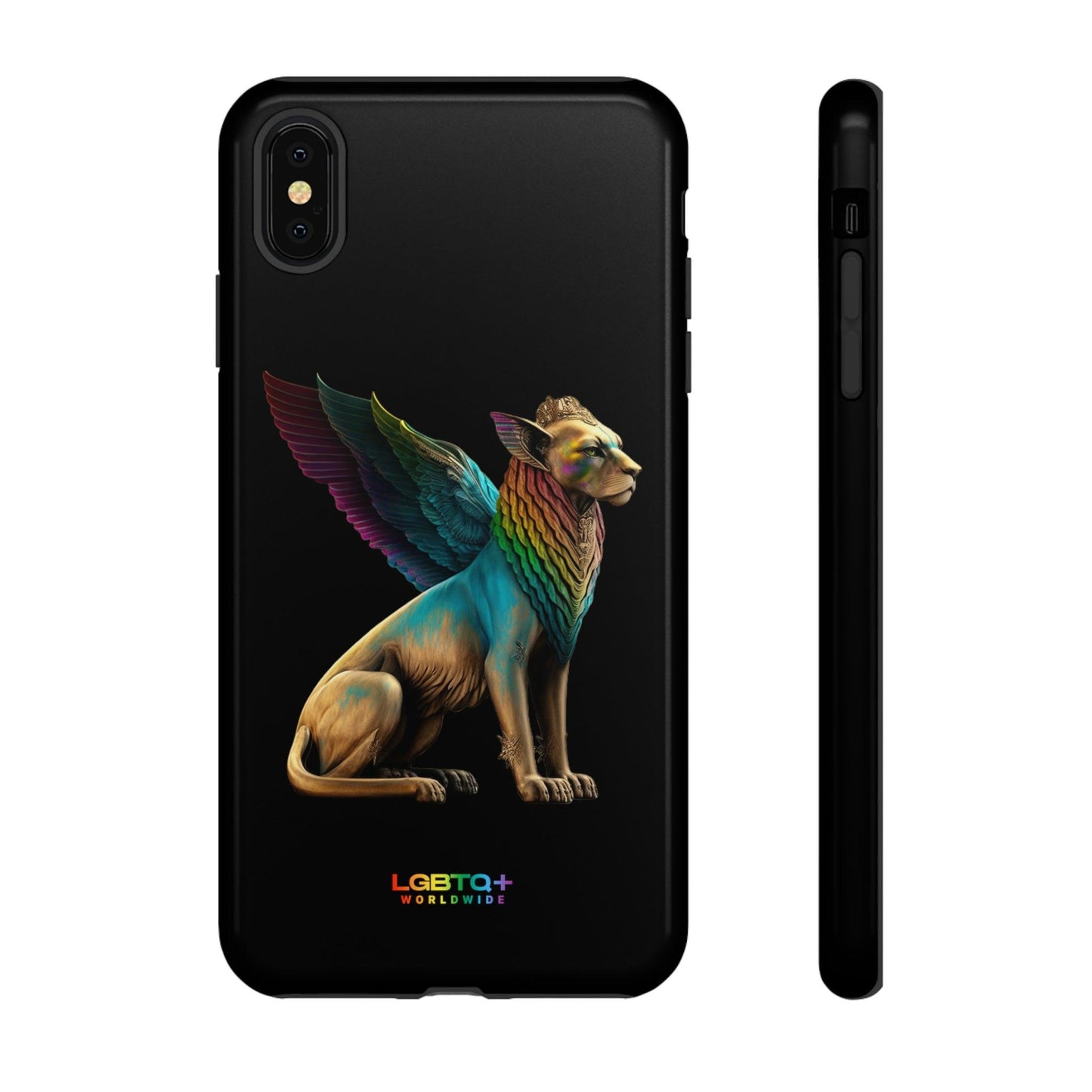 LGBTQWorldwide - ,,SPHINX" Doppelgehäuse Handyhülle Accessories, Glossy, iPhone Cases, Matte, Phone accessory, Phone Cases, Samsung Cases, tough, Valentine's Day Picks lgbtq Bekleidung Accessoires unisex Zubehör