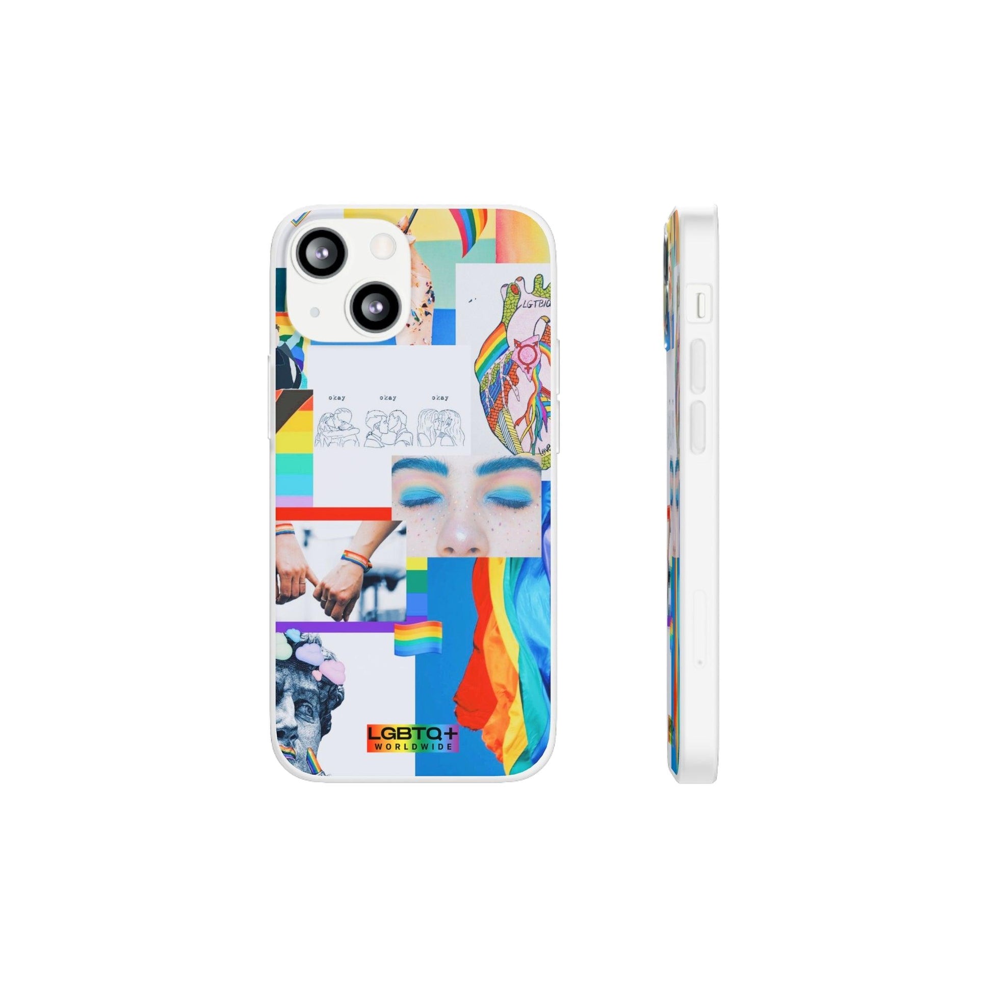 LGBTQWorldwide - ,,SEI FREI" Flexible Handyhülle Accessories, Case, iPhone, iPhone Cases, Phone accessory, Phone Cases, Samsung Cases, silikon, Valentine's Day promotion lgbtq Bekleidung Accessoires unisex Zubehör