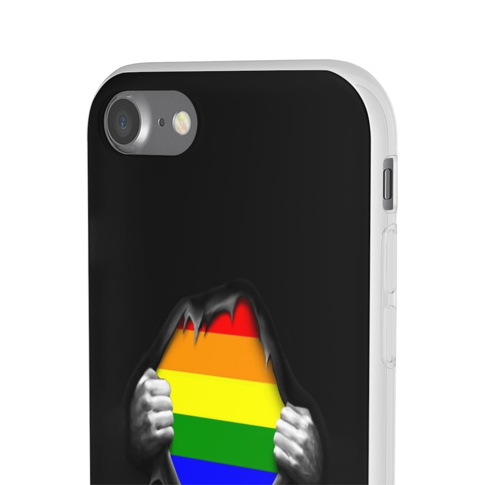 LGBTQWorldwide - ,,SCHWARZES LOCH" Flexible Handyhülle Accessories, Case, iPhone, iPhone Cases, Phone accessory, Phone Cases, Samsung Cases, silikon, Valentine's Day promotion lgbtq Bekleidung Accessoires unisex Zubehör