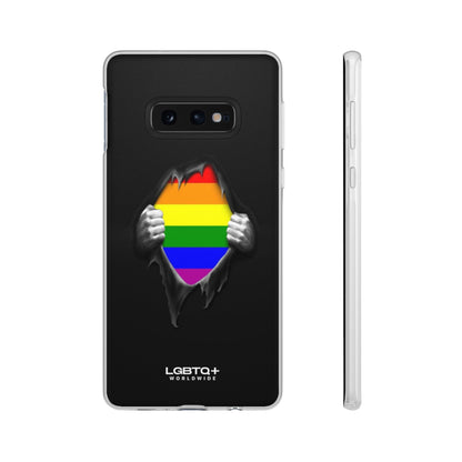 LGBTQWorldwide - ,,SCHWARZES LOCH" Flexible Handyhülle Accessories, Case, iPhone, iPhone Cases, Phone accessory, Phone Cases, Samsung Cases, silikon, Valentine's Day promotion lgbtq Bekleidung Accessoires unisex Zubehör