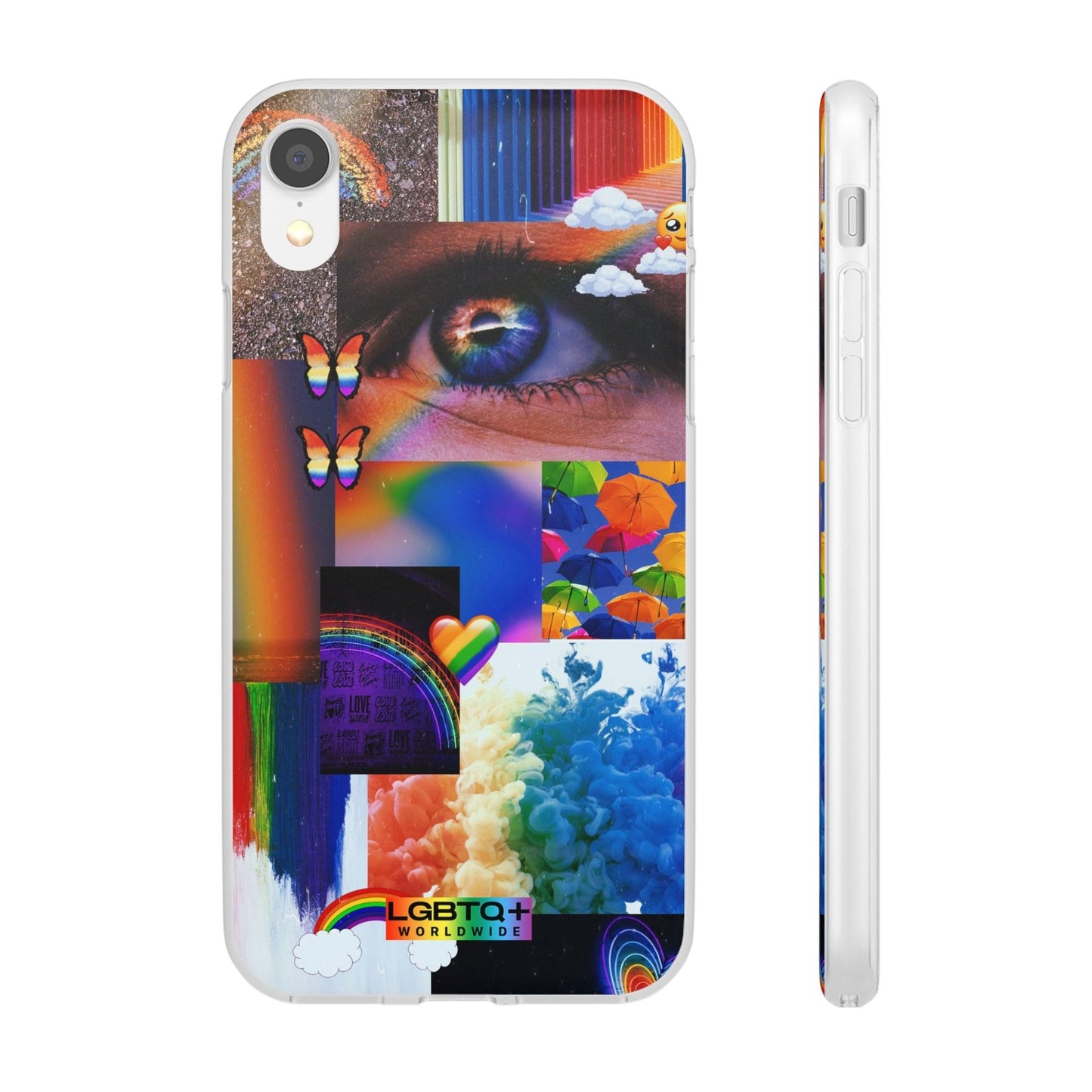 LGBTQWorldwide - ,,VISION" Flexible Handyhülle Accessories, Case, iPhone, iPhone Cases, Phone accessory, Phone Cases, Samsung Cases, silikon, Valentine's Day promotion lgbtq Bekleidung Accessoires unisex Zubehör