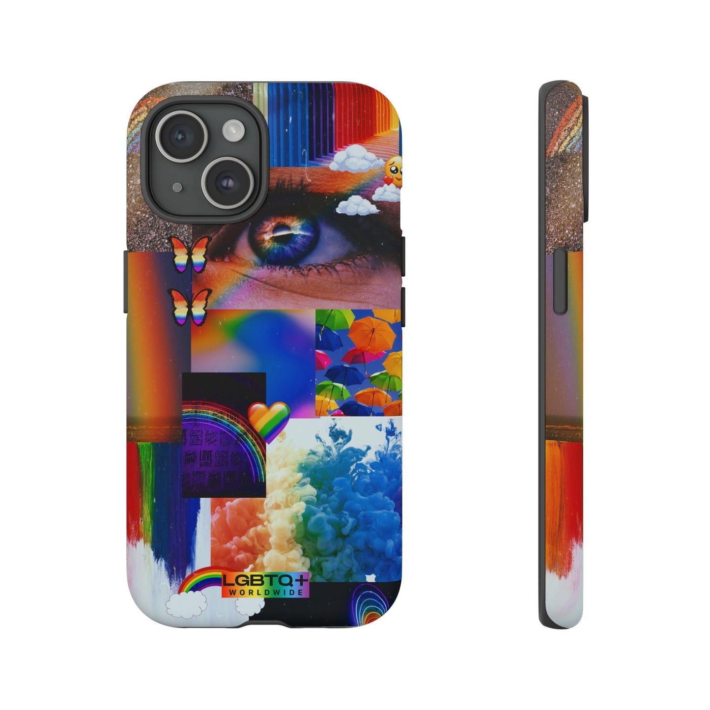 LGBTQWorldwide - ,,VISION" Doppelgehäuse Handyhülle Accessories, Glossy, iPhone Cases, Matte, Phone accessory, Phone Cases, Samsung Cases, Thermo, Valentine's Day Picks lgbtq Bekleidung Accessoires unisex Zubehör