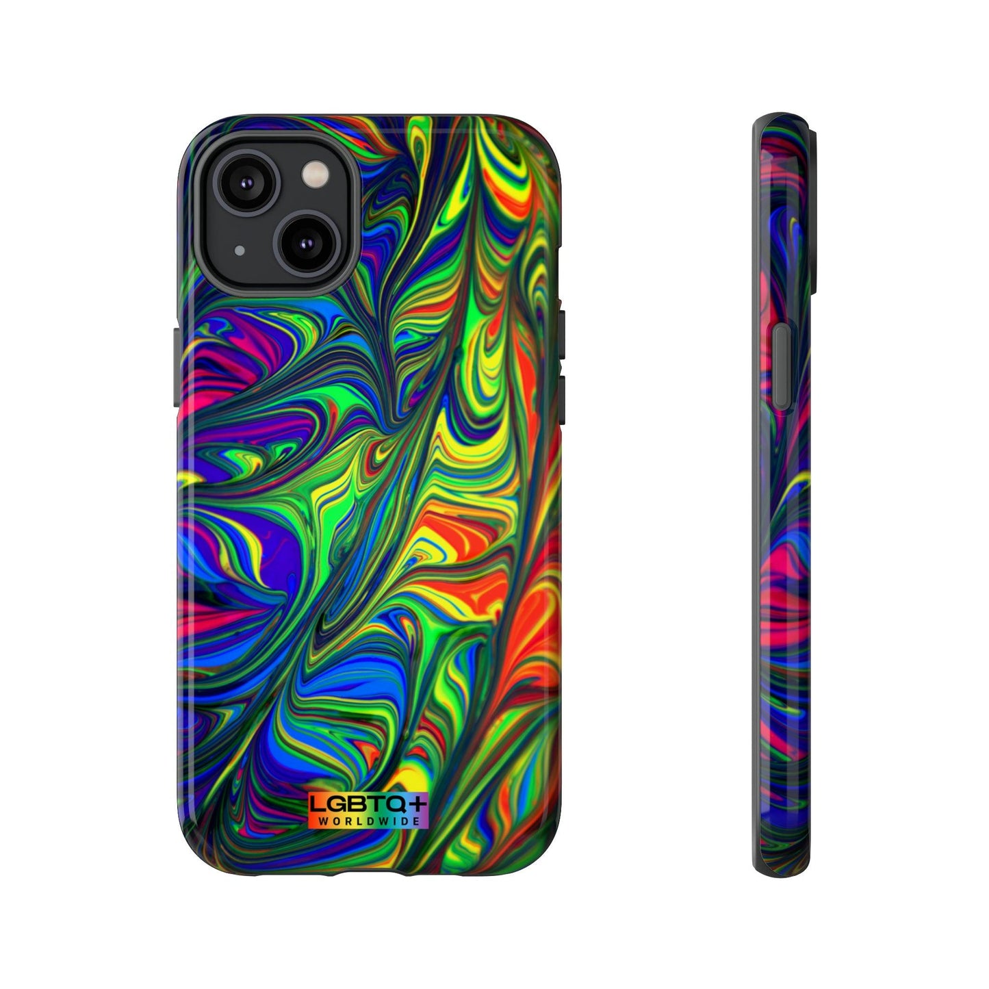 LGBTQWorldwide - ,,ILLUSION" Doppelgehäuse Handyhülle Accessories, Glossy, iPhone Cases, Matte, Phone accessory, Phone Cases, Samsung Cases, Thermo, Valentine's Day Picks lgbtq Bekleidung Accessoires unisex Zubehör