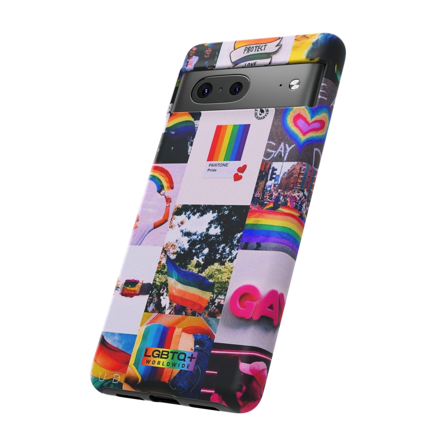 LGBTQWorldwide - ,,REGENBOGEN" Doppelgehäuse Handyhülle Accessories, Glossy, iPhone Cases, Matte, Phone accessory, Phone Cases, Samsung Cases, Thermo, Valentine's Day Picks lgbtq Bekleidung Accessoires unisex Zubehör