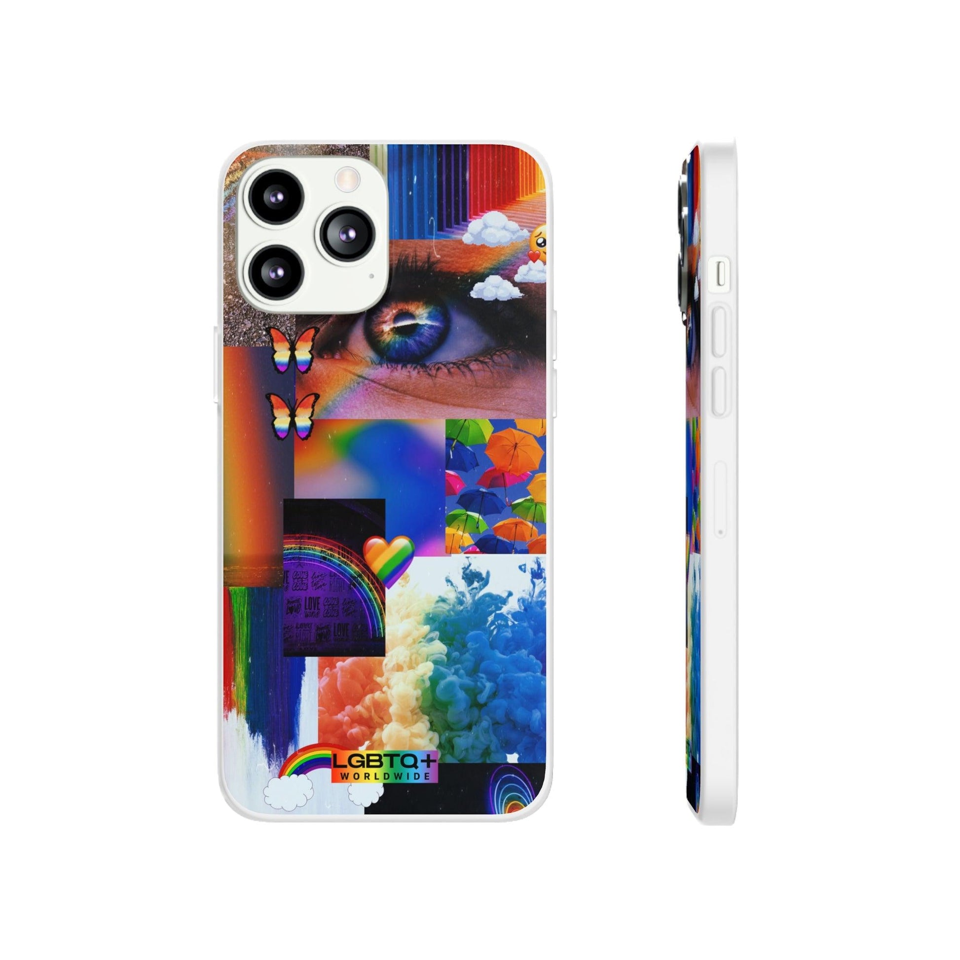 LGBTQWorldwide - ,,VISION" Flexible Handyhülle Accessories, Case, iPhone, iPhone Cases, Phone accessory, Phone Cases, Samsung Cases, silikon, Valentine's Day promotion lgbtq Bekleidung Accessoires unisex Zubehör