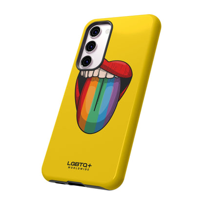 LGBTQWorldwide - ,,ZUNGE" Doppelgehäuse Handyhülle Accessories, Glossy, iPhone Cases, Matte, Phone accessory, Phone Cases, Samsung Cases, Thermo, Valentine's Day Picks lgbtq Bekleidung Accessoires unisex Zubehör