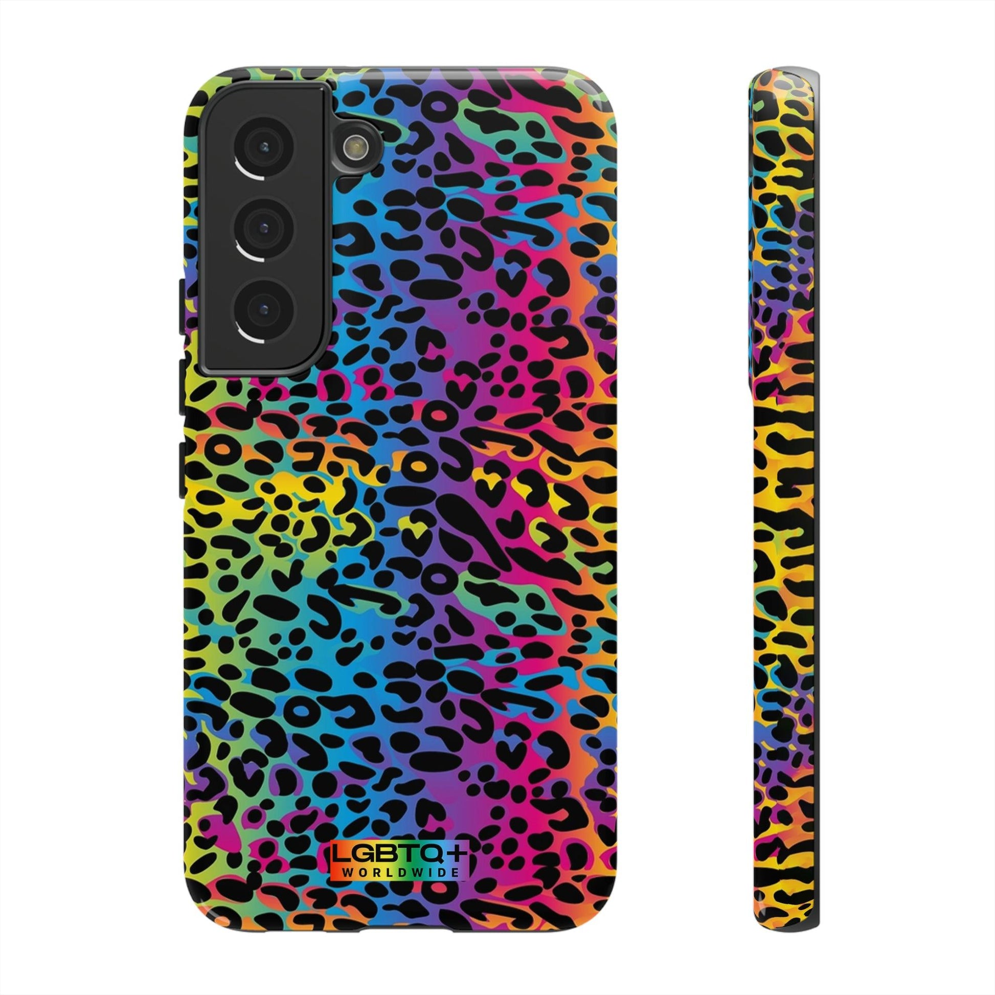 LGBTQWorldwide - ,,LEOPARD" Doppelgehäuse Handyhülle Accessories, Glossy, iPhone Cases, Matte, Phone accessory, Phone Cases, Samsung Cases, Thermo, Valentine's Day Picks lgbtq Bekleidung Accessoires unisex Zubehör