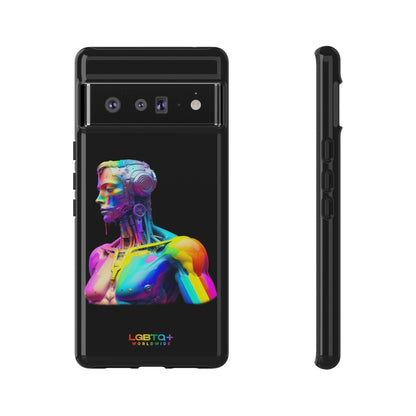 LGBTQWorldwide - ,,ZUKÜNFTIGER ROBOTER" Doppelgehäuse Handyhülle Accessories, Glossy, iPhone Cases, Matte, Phone accessory, Phone Cases, Samsung Cases, tough, Valentine's Day Picks lgbtq Bekleidung Accessoires unisex Zubehör