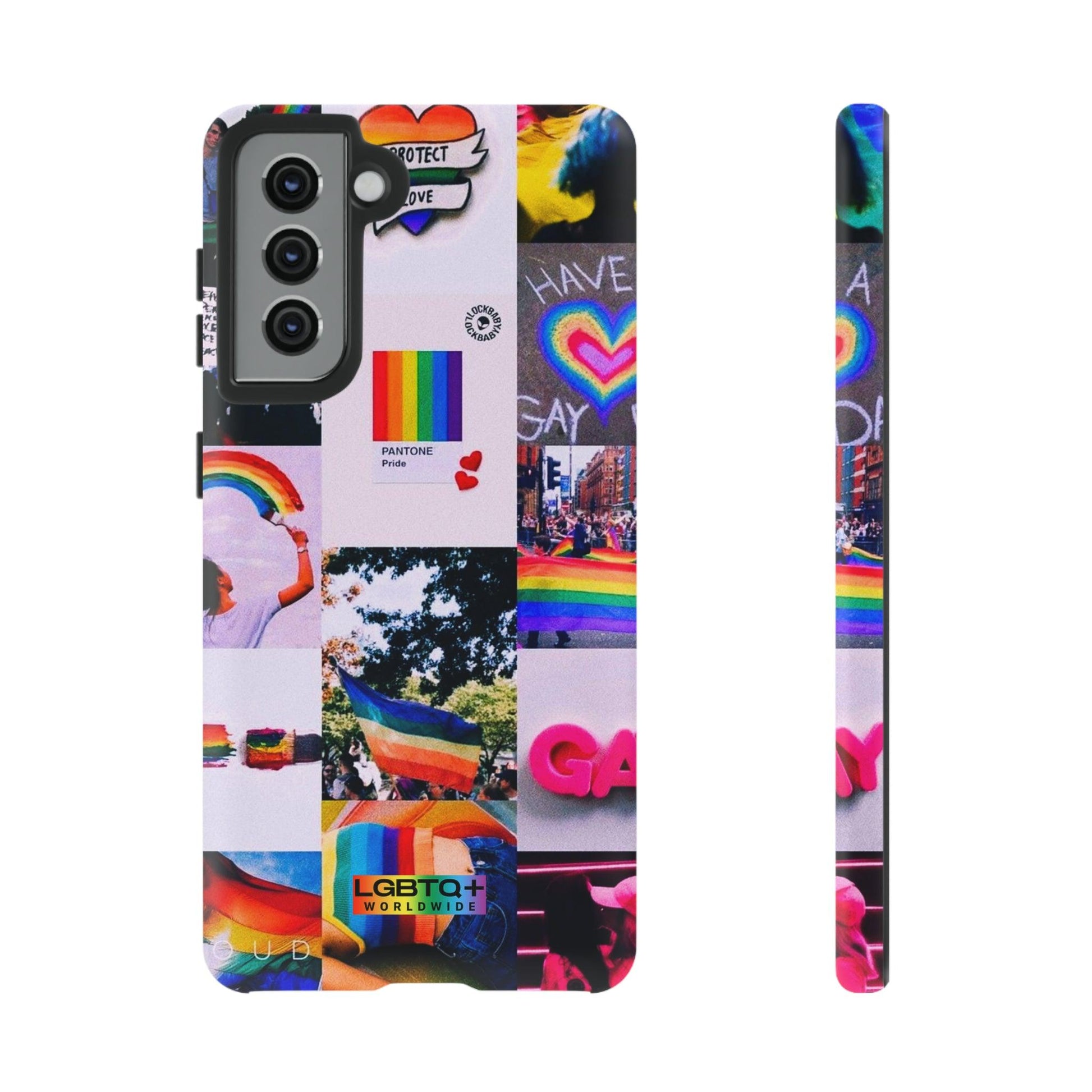 LGBTQWorldwide - ,,REGENBOGEN" Doppelgehäuse Handyhülle Accessories, Glossy, iPhone Cases, Matte, Phone accessory, Phone Cases, Samsung Cases, Thermo, Valentine's Day Picks lgbtq Bekleidung Accessoires unisex Zubehör