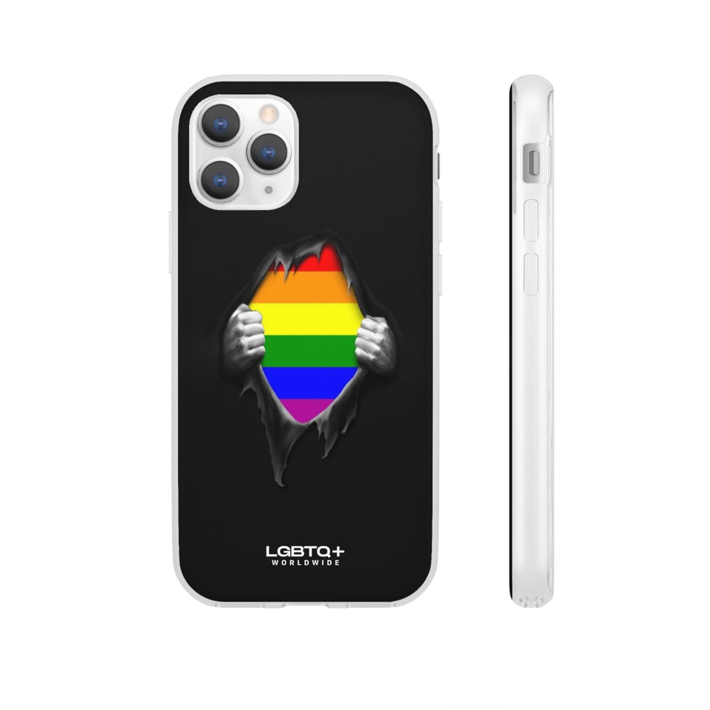 LGBTQWorldwide - ,,SCHWARZES LOCH" Flexible Handyhülle Accessories, Case, iPhone, iPhone Cases, Phone accessory, Phone Cases, Samsung Cases, silikon, Valentine's Day promotion lgbtq Bekleidung Accessoires unisex Zubehör