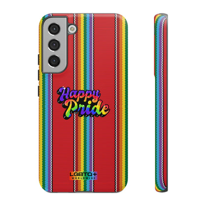 LGBTQWorldwide - ,,HAPPY PRIDE" Doppelgehäuse Handyhülle Accessories, Glossy, iPhone Cases, Matte, Phone accessory, Phone Cases, Samsung Cases, Thermo, Valentine's Day Picks lgbtq Bekleidung Accessoires unisex Zubehör