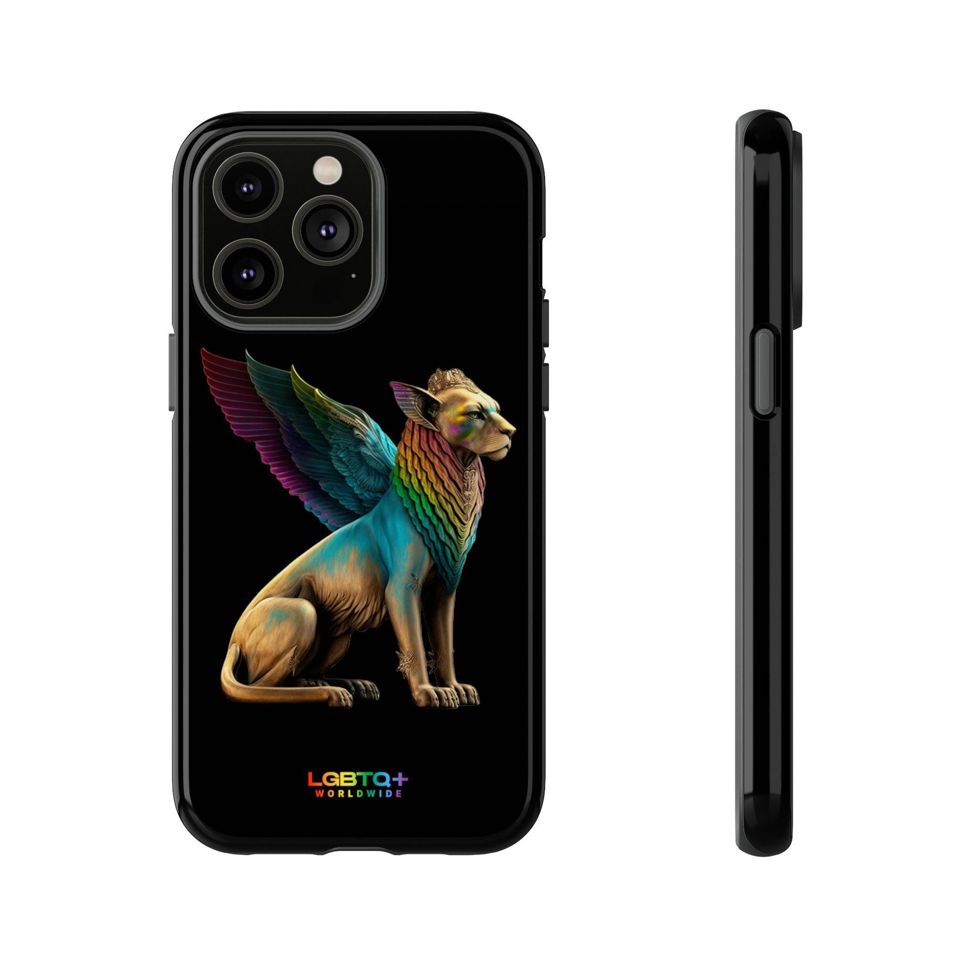 LGBTQWorldwide - ,,SPHINX" Doppelgehäuse Handyhülle Accessories, Glossy, iPhone Cases, Matte, Phone accessory, Phone Cases, Samsung Cases, tough, Valentine's Day Picks lgbtq Bekleidung Accessoires unisex Zubehör