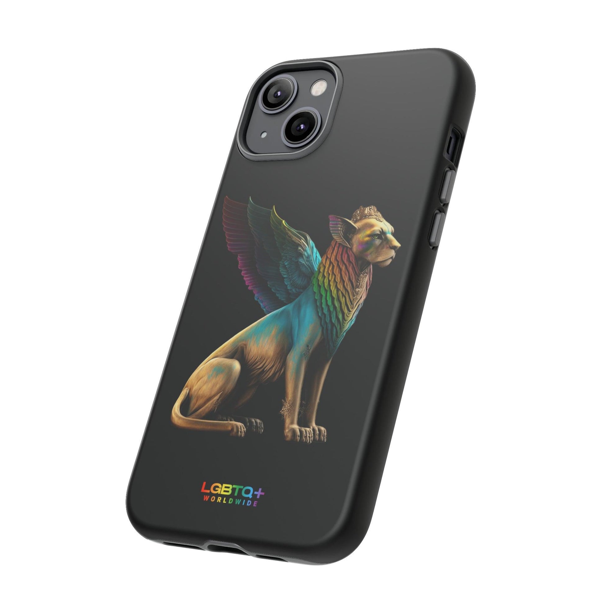 LGBTQWorldwide - ,,SPHINX" Doppelgehäuse Handyhülle Accessories, Glossy, iPhone Cases, Matte, Phone accessory, Phone Cases, Samsung Cases, tough, Valentine's Day Picks lgbtq Bekleidung Accessoires unisex Zubehör