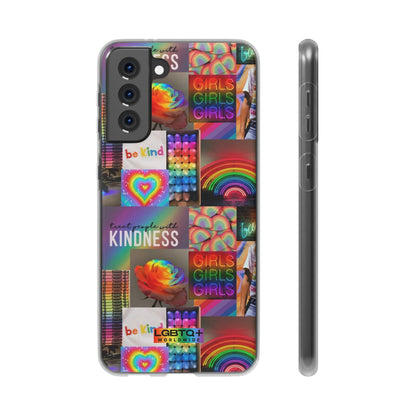 LGBTQWorldwide - ,,FREUNDLICHKEIT" Flexible Handyhülle Accessories, Case, iPhone, iPhone Cases, Phone accessory, Phone Cases, Samsung Cases, silikon, Valentine's Day promotion lgbtq Bekleidung Accessoires unisex Zubehör