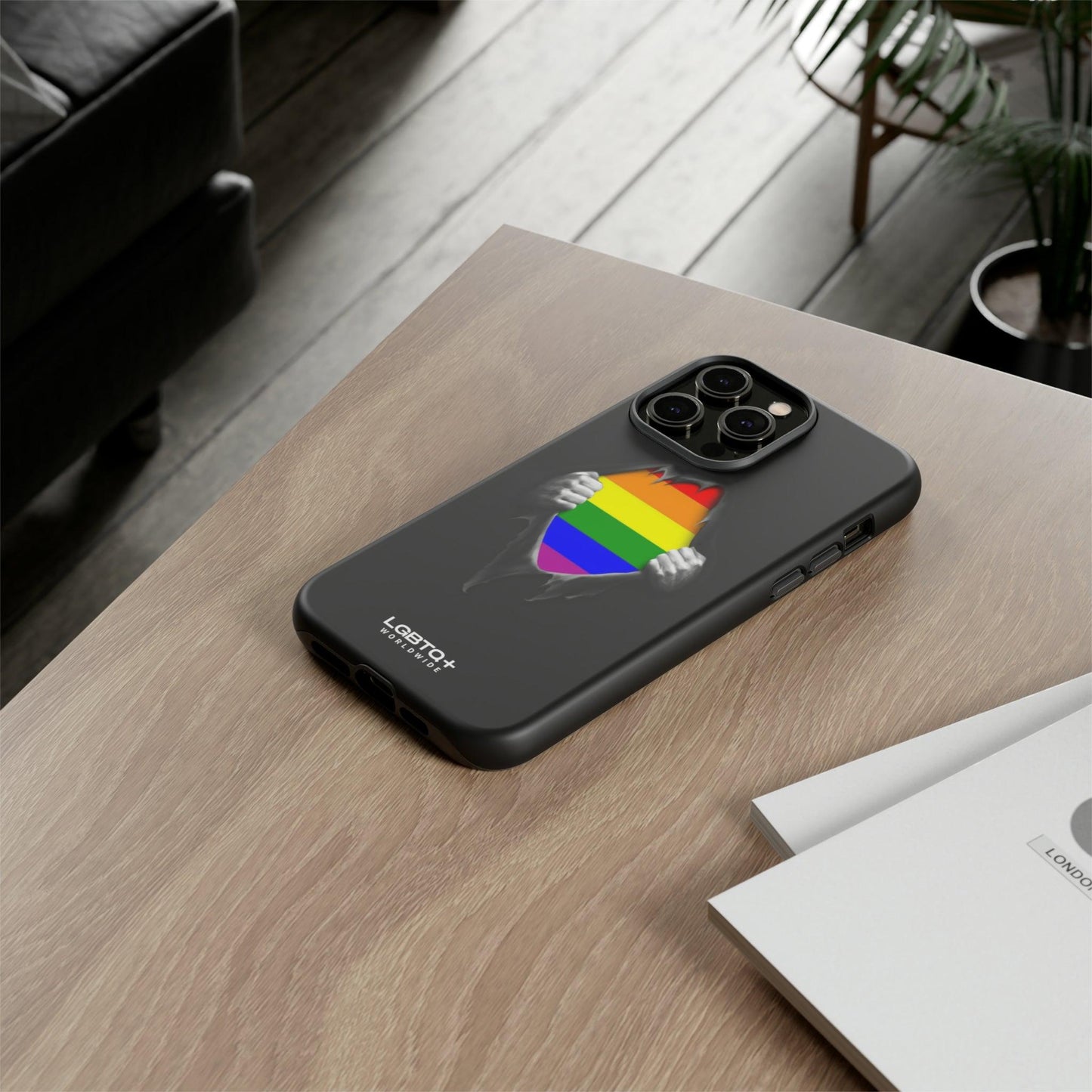 LGBTQWorldwide - ,,SCHWARZES LOCH" Doppelgehäuse Handyhülle Accessories, Glossy, iPhone Cases, Matte, Phone accessory, Phone Cases, Samsung Cases, Thermo, Valentine's Day Picks lgbtq Bekleidung Accessoires unisex Zubehör