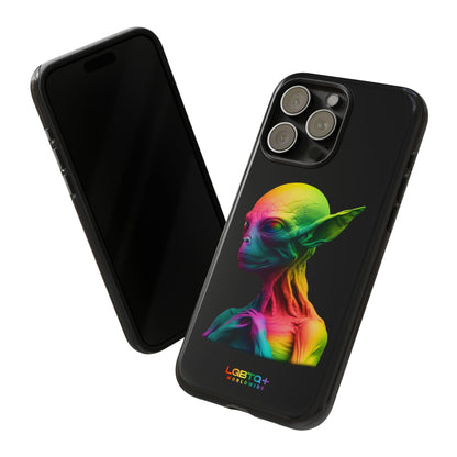 LGBTQWorldwide - ,,ALIEN" Doppelgehäuse Handyhülle Accessories, Glossy, iPhone Cases, Matte, Phone accessory, Phone Cases, Samsung Cases, tough, Valentine's Day Picks lgbtq Bekleidung Accessoires unisex Zubehör