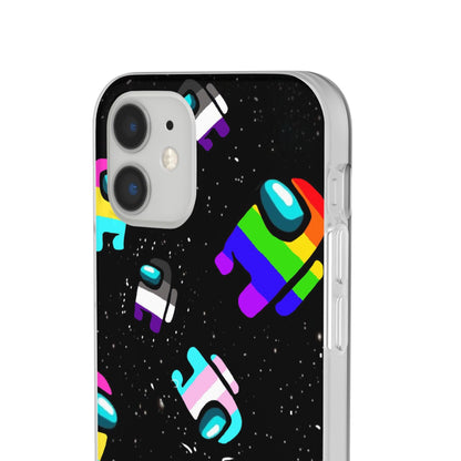 LGBTQWorldwide - ,,IMPOSTER" Flexible Handyhülle Accessories, Case, iPhone, iPhone Cases, Phone accessory, Phone Cases, Samsung Cases, silikon, Valentine's Day promotion lgbtq Bekleidung Accessoires unisex Zubehör