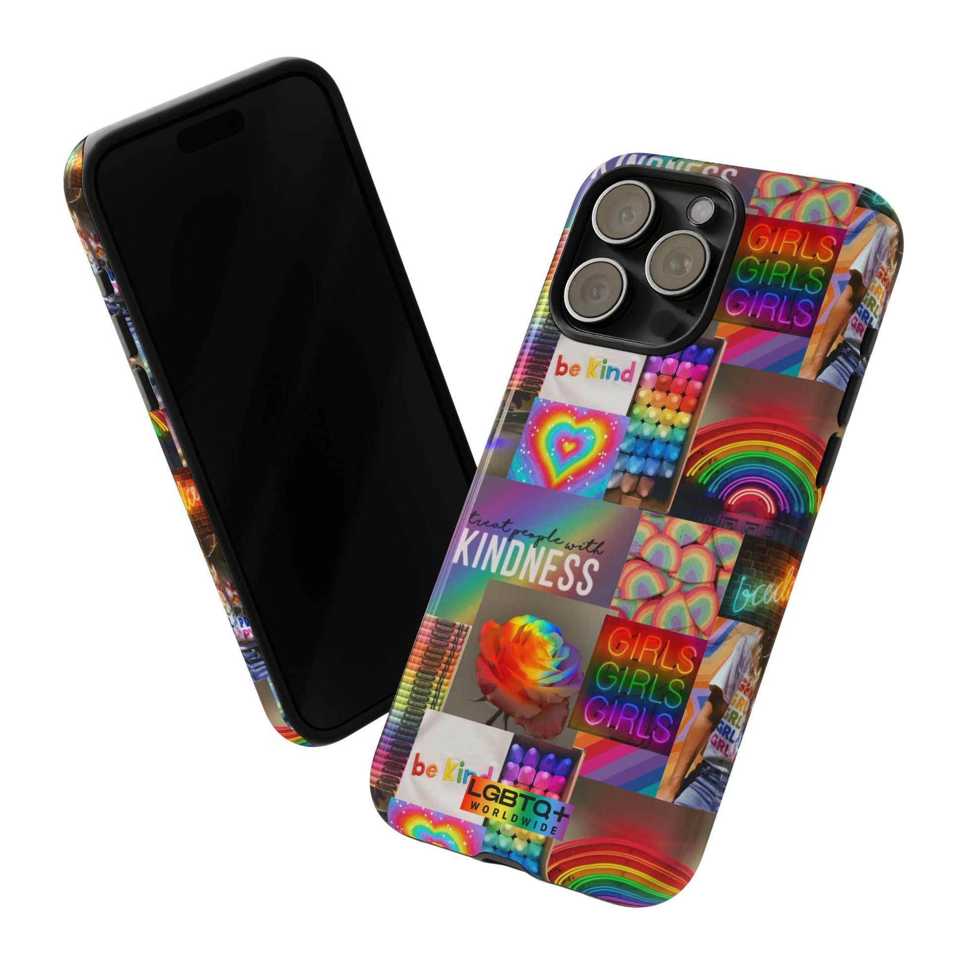 LGBTQWorldwide - ,,FREUNDLICH" Doppelgehäuse Handyhülle Accessories, Glossy, iPhone Cases, Matte, Phone accessory, Phone Cases, Samsung Cases, Thermo, Valentine's Day Picks lgbtq Bekleidung Accessoires unisex Zubehör