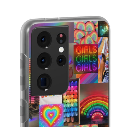 LGBTQWorldwide - ,,FREUNDLICHKEIT" Flexible Handyhülle Accessories, Case, iPhone, iPhone Cases, Phone accessory, Phone Cases, Samsung Cases, silikon, Valentine's Day promotion lgbtq Bekleidung Accessoires unisex Zubehör