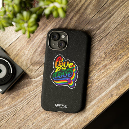 LGBTQWorldwide - ,,LOVE IS LOVE" Doppelgehäuse Handyhülle Accessories, Glossy, iPhone Cases, Matte, Phone accessory, Phone Cases, Samsung Cases, Thermo, Valentine's Day Picks lgbtq Bekleidung Accessoires unisex Zubehör