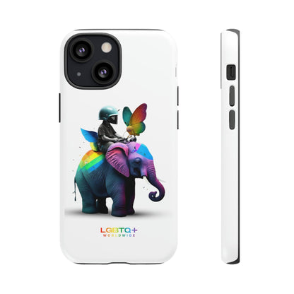 LGBTQWorldwide - ,,SCHMETTERLING" Doppelgehäuse Handyhülle Accessories, Glossy, iPhone Cases, Matte, Phone accessory, Phone Cases, Samsung Cases, tough, Valentine's Day Picks lgbtq Bekleidung Accessoires unisex Zubehör