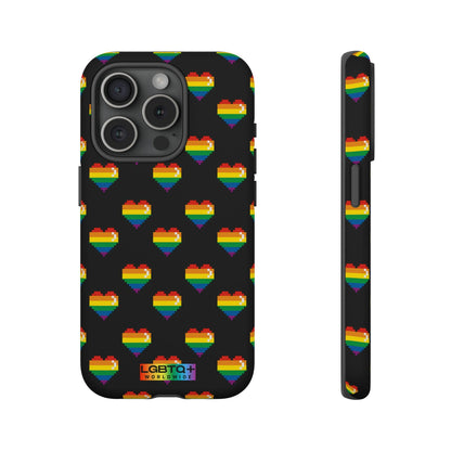 LGBTQWorldwide - ,,COMIC HERZEN" Doppelgehäuse Handyhülle Accessories, Glossy, iPhone Cases, Matte, Phone accessory, Phone Cases, Samsung Cases, Thermo, Valentine's Day Picks lgbtq Bekleidung Accessoires unisex Zubehör