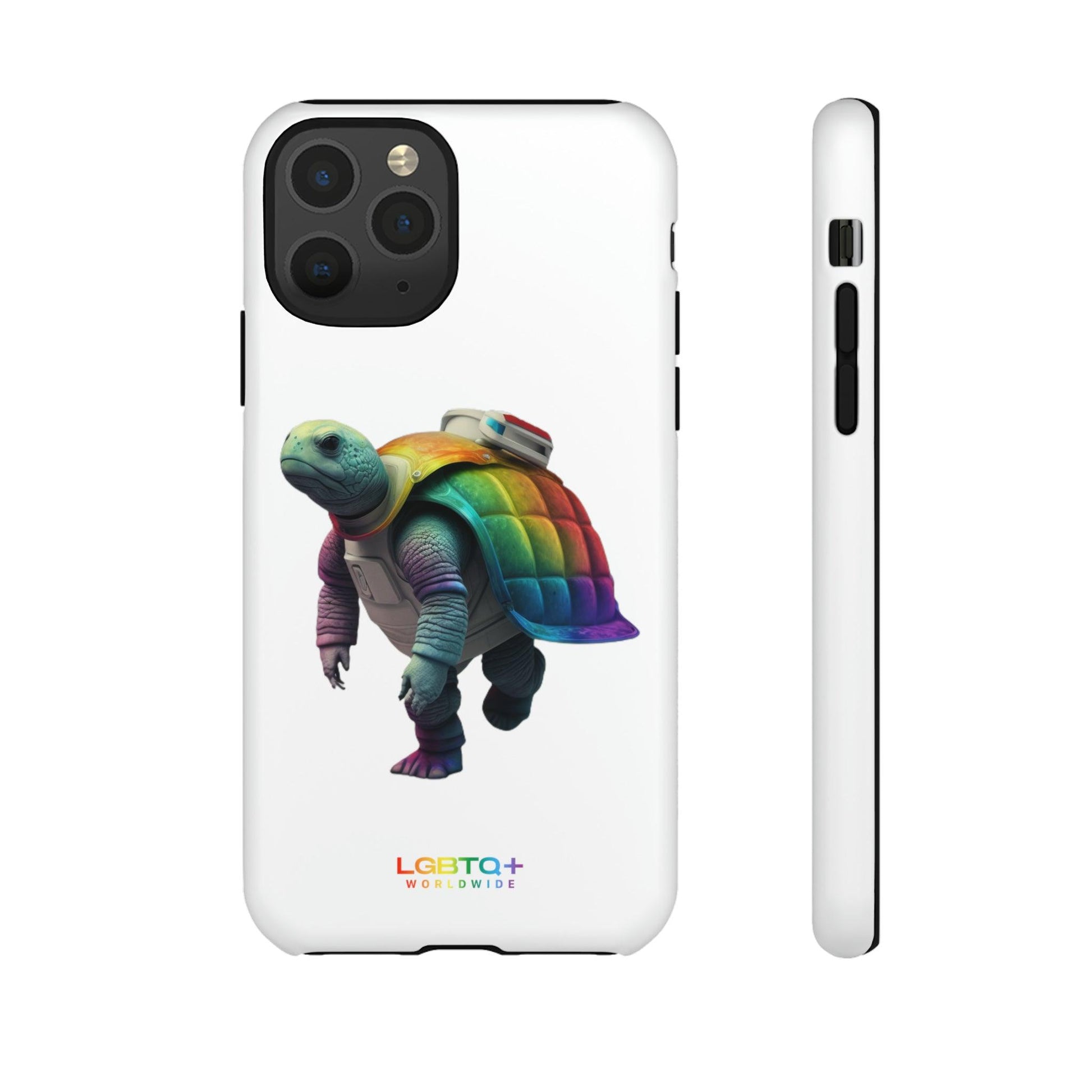 LGBTQWorldwide - ,,SCHILDKRÖTE" Doppelgehäuse Handyhülle Accessories, Glossy, iPhone Cases, Matte, Phone accessory, Phone Cases, Samsung Cases, tough, Valentine's Day Picks lgbtq Bekleidung Accessoires unisex Zubehör