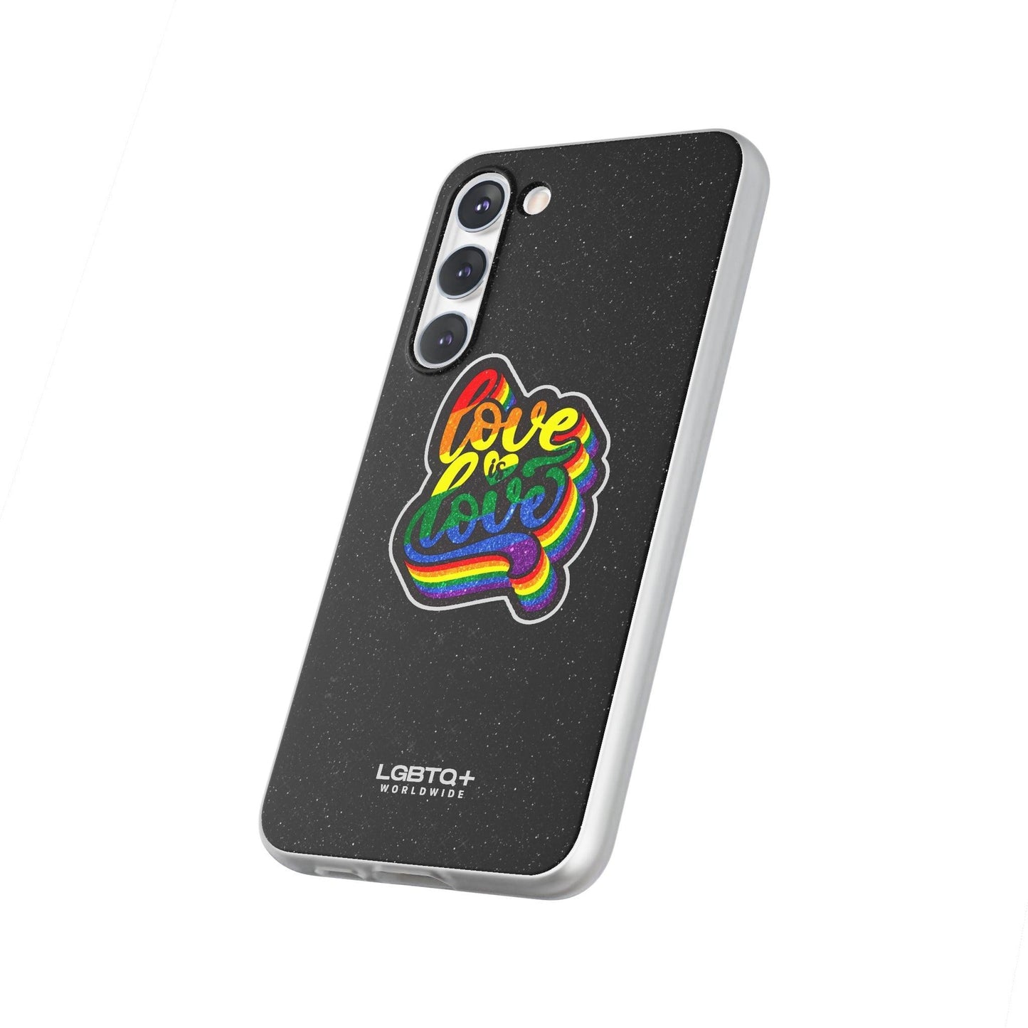 LGBTQWorldwide - ,,LIEBE IST LIEBE" Flexible Handyhülle Accessories, Case, iPhone, iPhone Cases, Phone accessory, Phone Cases, Samsung Cases, Valentine's Day promotion lgbtq Bekleidung Accessoires unisex Zubehör