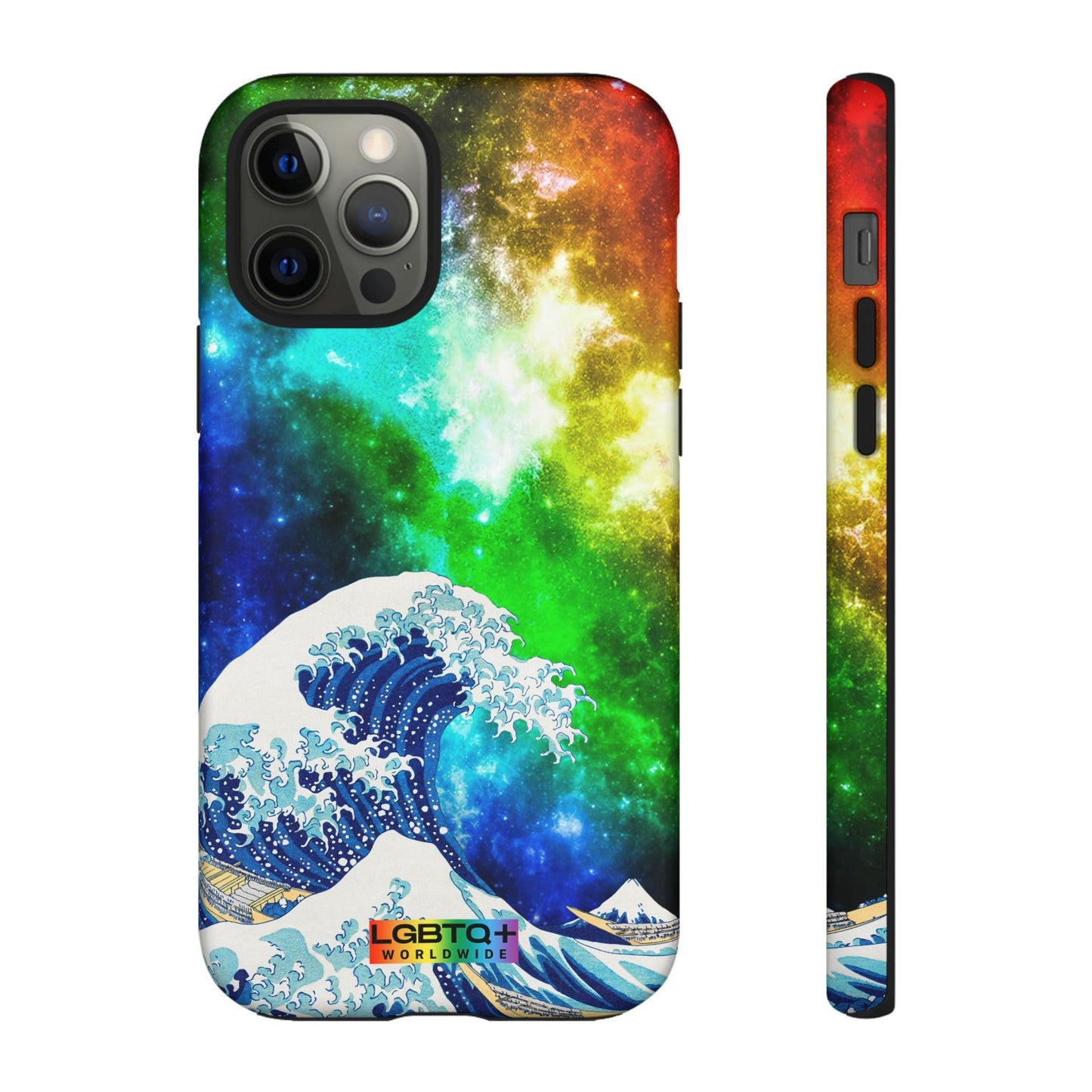 LGBTQWorldwide - ,,WELLE" Doppelgehäuse Handyhülle Accessories, Glossy, iPhone Cases, Matte, Phone accessory, Phone Cases, Samsung Cases, Thermo, Valentine's Day Picks lgbtq Bekleidung Accessoires unisex Zubehör