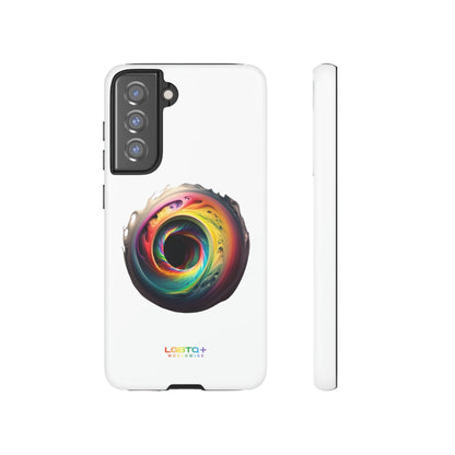 LGBTQWorldwide - ,,SCHWARZES LOCH" Doppelgehäuse Handyhülle Accessories, Glossy, iPhone Cases, Matte, Phone accessory, Phone Cases, Samsung Cases, tough, Valentine's Day Picks lgbtq Bekleidung Accessoires unisex Zubehör