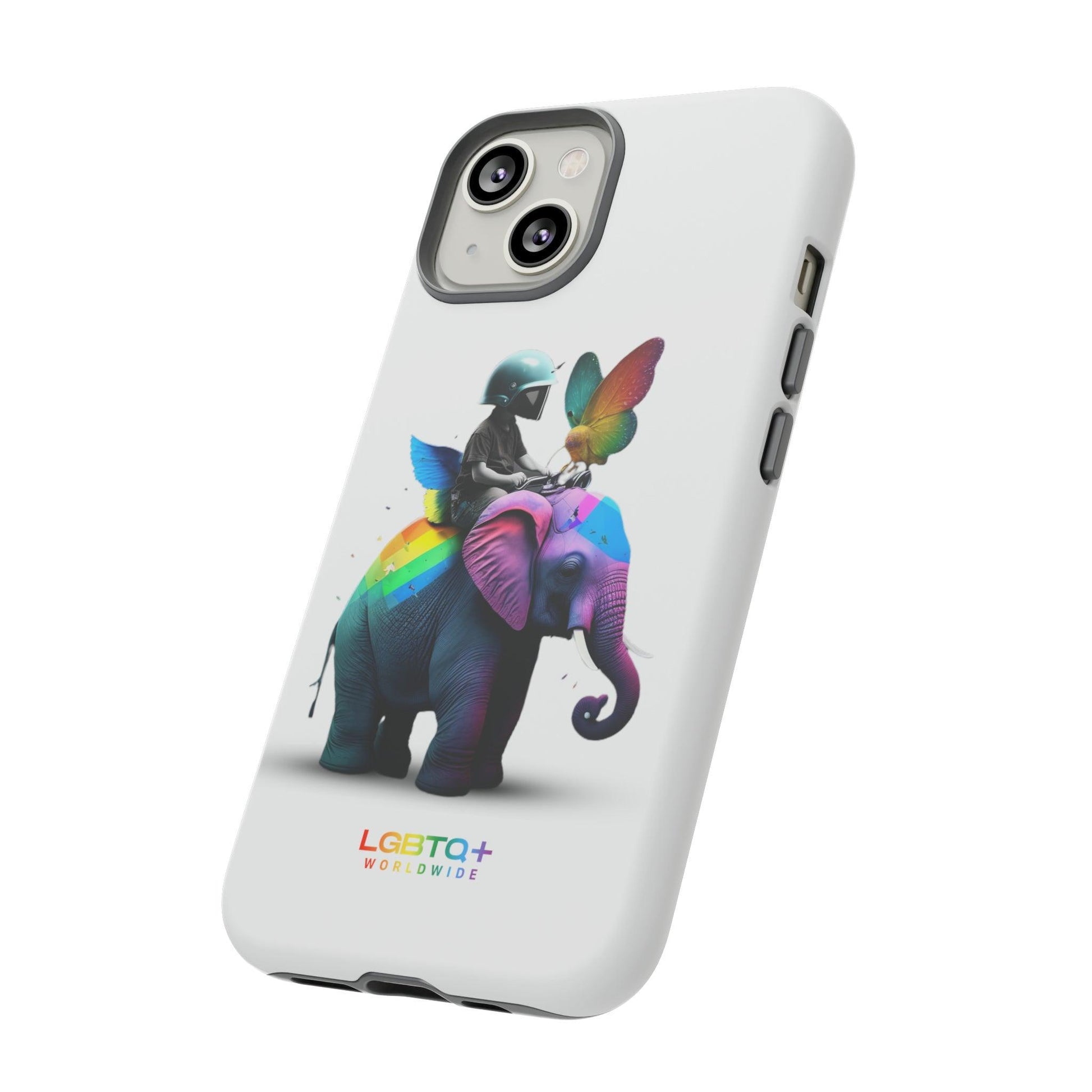 LGBTQWorldwide - ,,SCHMETTERLING" Doppelgehäuse Handyhülle Accessories, Glossy, iPhone Cases, Matte, Phone accessory, Phone Cases, Samsung Cases, tough, Valentine's Day Picks lgbtq Bekleidung Accessoires unisex Zubehör