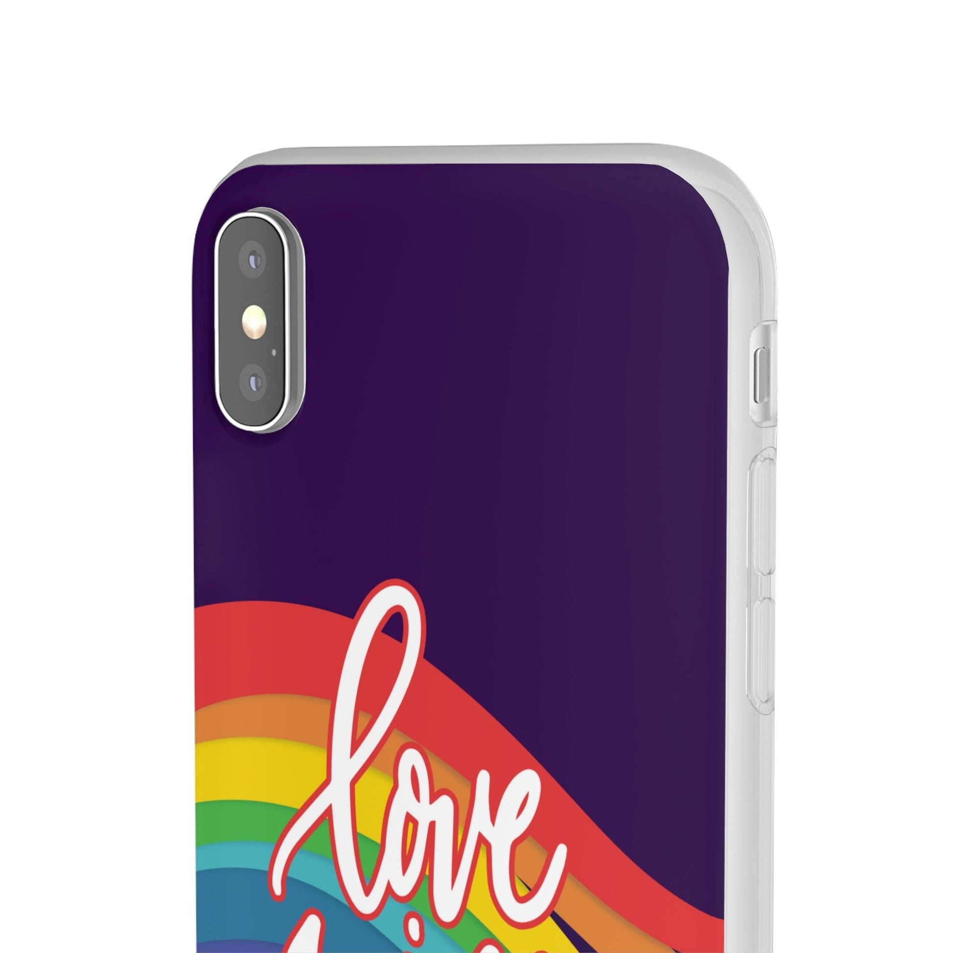 LGBTQWorldwide - ,,LIEBE GEWINNT" Flexible Handyhülle Accessories, Case, iPhone, iPhone Cases, Phone accessory, Phone Cases, Samsung Cases, silikon, Valentine's Day promotion lgbtq Bekleidung Accessoires unisex Zubehör