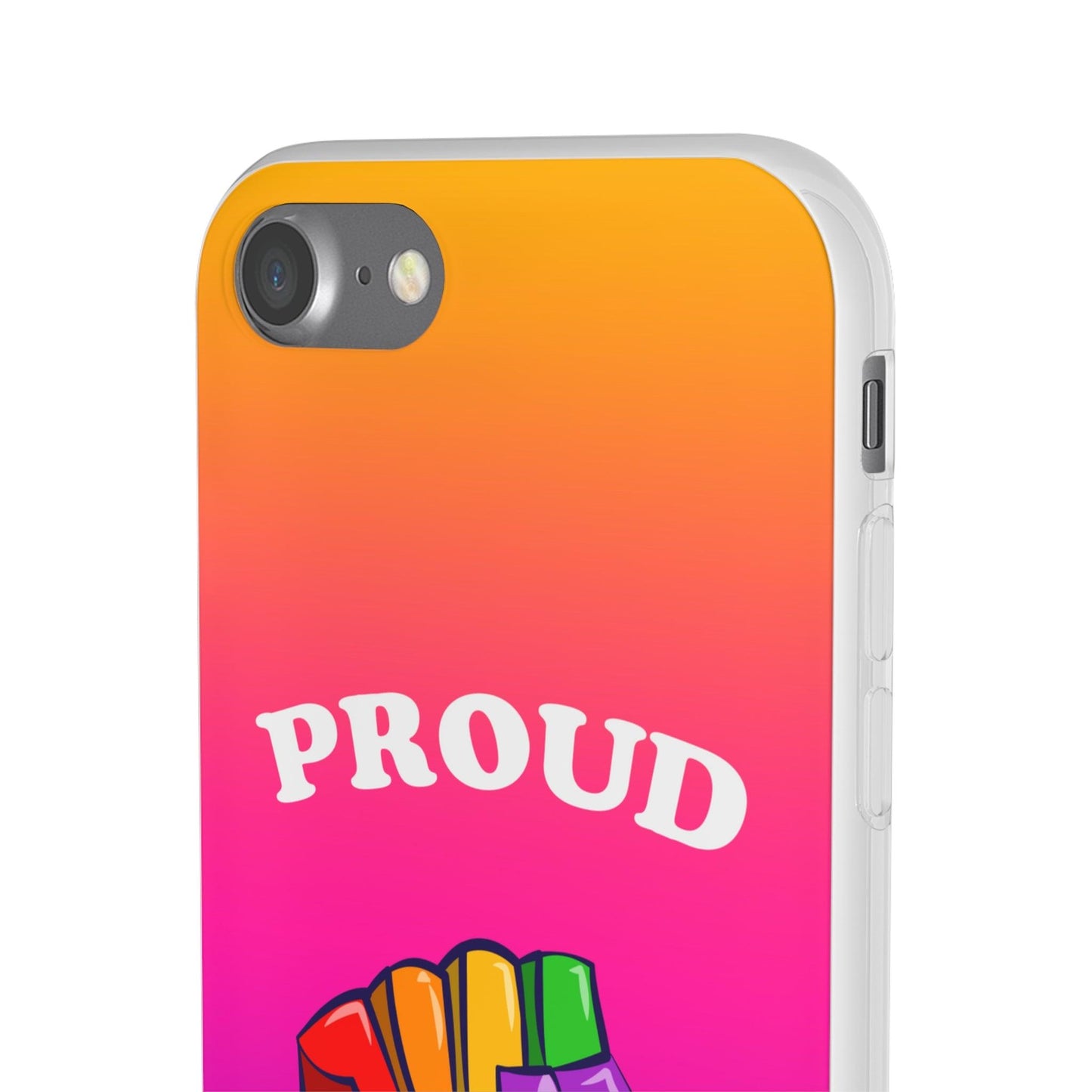 LGBTQWorldwide - ,,GLÜCKLICH" Flexible Handyhülle Accessories, Case, iPhone, iPhone Cases, Phone accessory, Phone Cases, Samsung Cases, silikon, Valentine's Day promotion lgbtq Bekleidung Accessoires unisex Zubehör