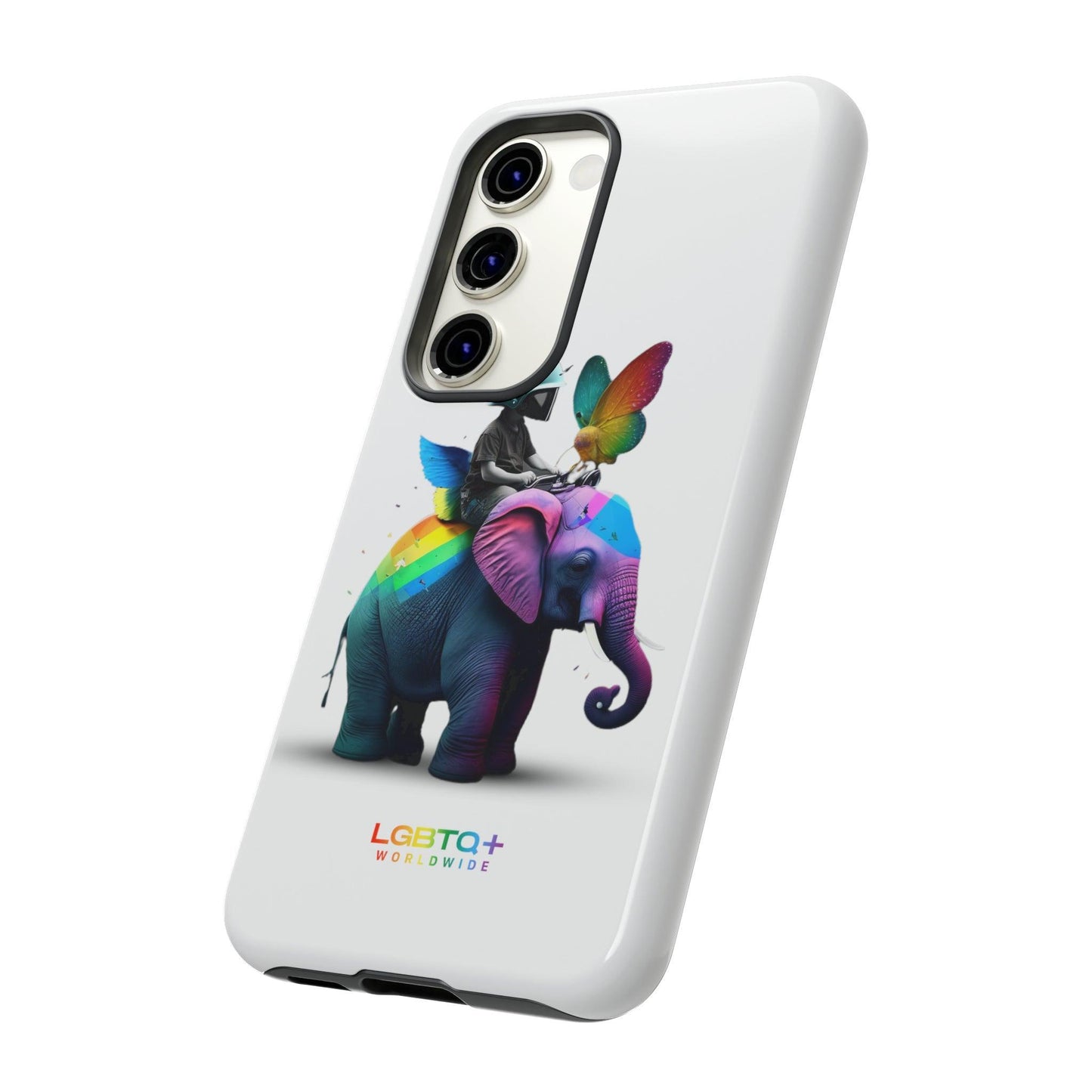 LGBTQWorldwide - ,,SCHMETTERLING" Doppelgehäuse Handyhülle Accessories, Glossy, iPhone Cases, Matte, Phone accessory, Phone Cases, Samsung Cases, tough, Valentine's Day Picks lgbtq Bekleidung Accessoires unisex Zubehör