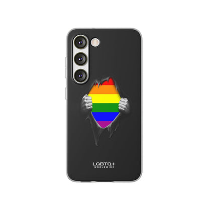 LGBTQWorldwide - ,,SCHWARZES LOCH" Flexible Handyhülle Accessories, Case, iPhone, iPhone Cases, Phone accessory, Phone Cases, Samsung Cases, silikon, Valentine's Day promotion lgbtq Bekleidung Accessoires unisex Zubehör