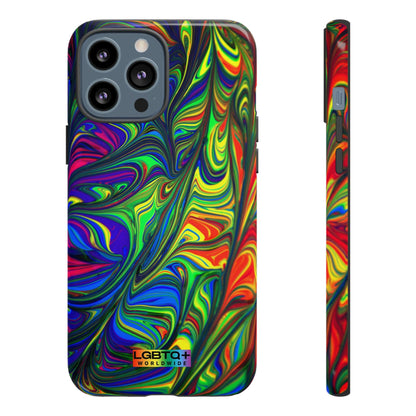 LGBTQWorldwide - ,,ILLUSION" Doppelgehäuse Handyhülle Accessories, Glossy, iPhone Cases, Matte, Phone accessory, Phone Cases, Samsung Cases, Thermo, Valentine's Day Picks lgbtq Bekleidung Accessoires unisex Zubehör