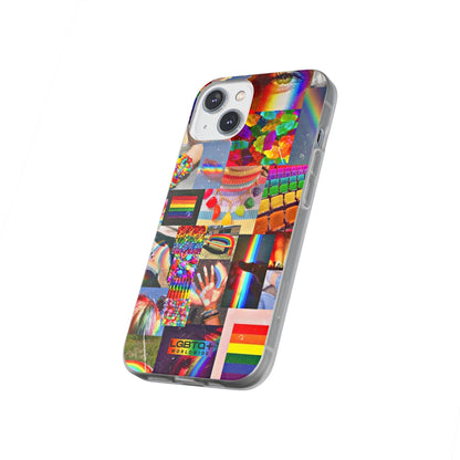 LGBTQWorldwide - ,,COMMUNITY" Flexible Handyhülle Accessories, Case, iPhone, iPhone Cases, Phone accessory, Phone Cases, Samsung Cases, silikon, Valentine's Day promotion lgbtq Bekleidung Accessoires unisex Zubehör