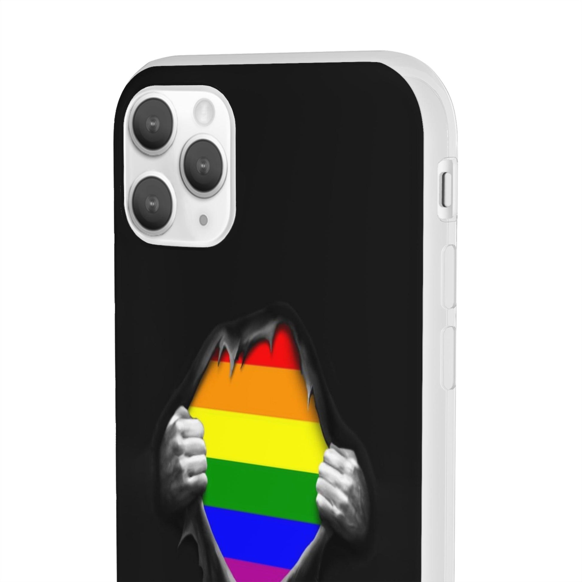 LGBTQWorldwide - ,,SCHWARZES LOCH" Flexible Handyhülle Accessories, Case, iPhone, iPhone Cases, Phone accessory, Phone Cases, Samsung Cases, silikon, Valentine's Day promotion lgbtq Bekleidung Accessoires unisex Zubehör