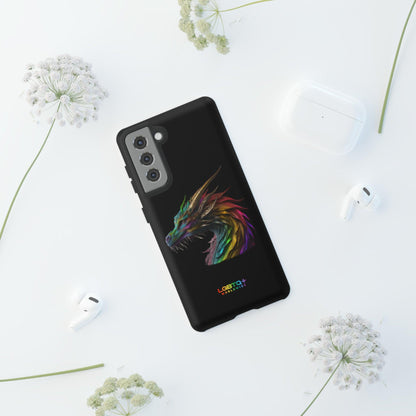 LGBTQWorldwide - ,,DRACHE" Doppelgehäuse Handyhülle Accessories, Glossy, iPhone Cases, Matte, Phone accessory, Phone Cases, Samsung Cases, tough, Valentine's Day Picks lgbtq Bekleidung Accessoires unisex Zubehör