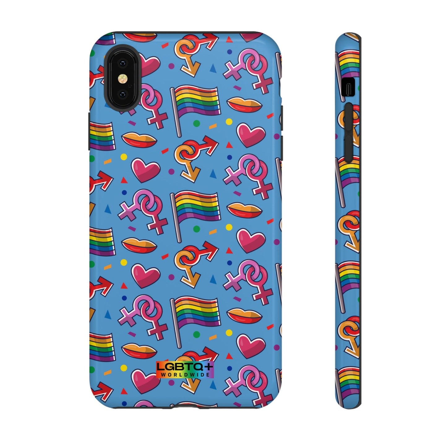 LGBTQWorldwide - ,,FÜHL DICH FREI" Doppelgehäuse Handyhülle Accessories, Glossy, iPhone Cases, Matte, Phone accessory, Phone Cases, Samsung Cases, Thermo, Valentine's Day Picks lgbtq Bekleidung Accessoires unisex Zubehör