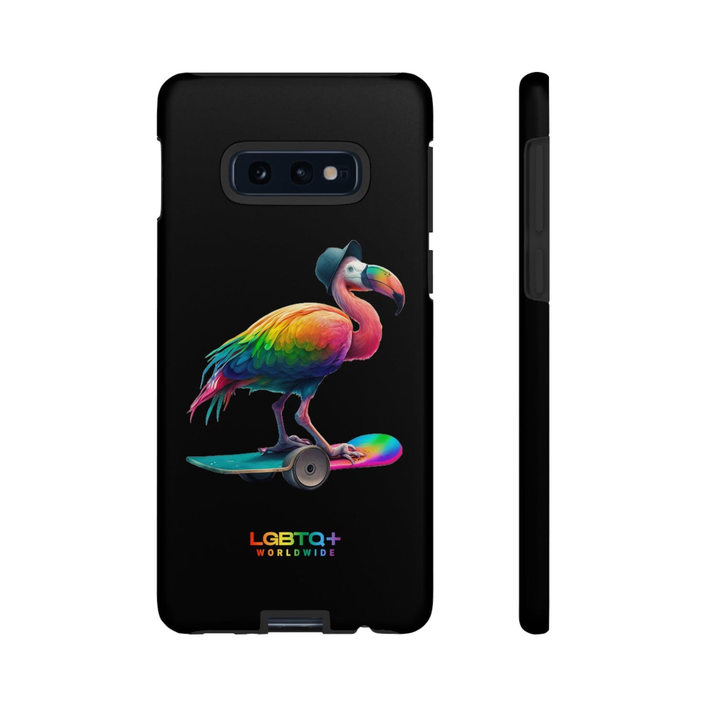 LGBTQWorldwide - ,,FLAMINGO" Doppelgehäuse Handyhülle Accessories, Glossy, iPhone Cases, Matte, Phone accessory, Phone Cases, Samsung Cases, tough, Valentine's Day Picks lgbtq Bekleidung Accessoires unisex Zubehör