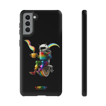 LGBTQWorldwide - ,,LUSTIGER ROBOTER" Doppelgehäuse Handyhülle Accessories, Glossy, iPhone Cases, Matte, Phone accessory, Phone Cases, Samsung Cases, tough, Valentine's Day Picks lgbtq Bekleidung Accessoires unisex Zubehör