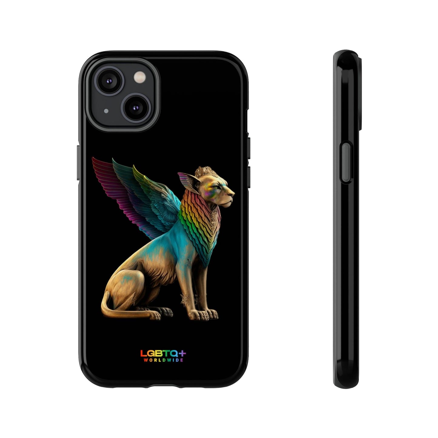 LGBTQWorldwide - ,,SPHINX" Doppelgehäuse Handyhülle Accessories, Glossy, iPhone Cases, Matte, Phone accessory, Phone Cases, Samsung Cases, tough, Valentine's Day Picks lgbtq Bekleidung Accessoires unisex Zubehör