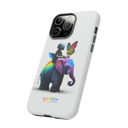 LGBTQWorldwide - ,,SCHMETTERLING" Doppelgehäuse Handyhülle Accessories, Glossy, iPhone Cases, Matte, Phone accessory, Phone Cases, Samsung Cases, tough, Valentine's Day Picks lgbtq Bekleidung Accessoires unisex Zubehör