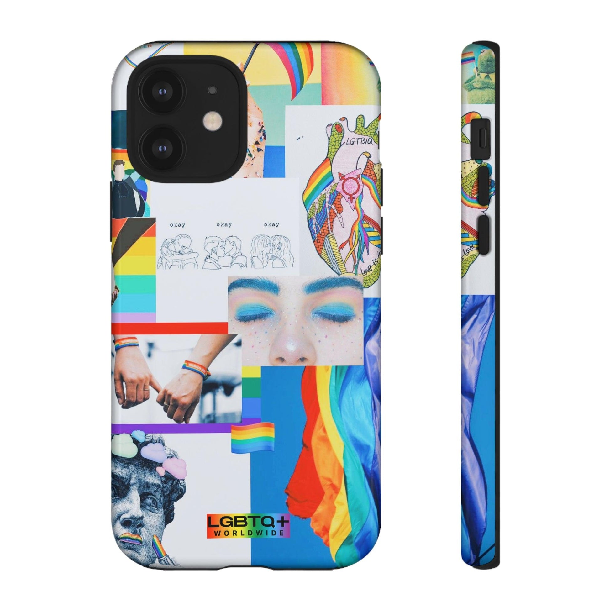 LGBTQWorldwide - ,,LEBEN"Doppelgehäuse Handyhülle Accessories, Glossy, iPhone Cases, Matte, Phone accessory, Phone Cases, Samsung Cases, Thermo, Valentine's Day Picks lgbtq Bekleidung Accessoires unisex Zubehör